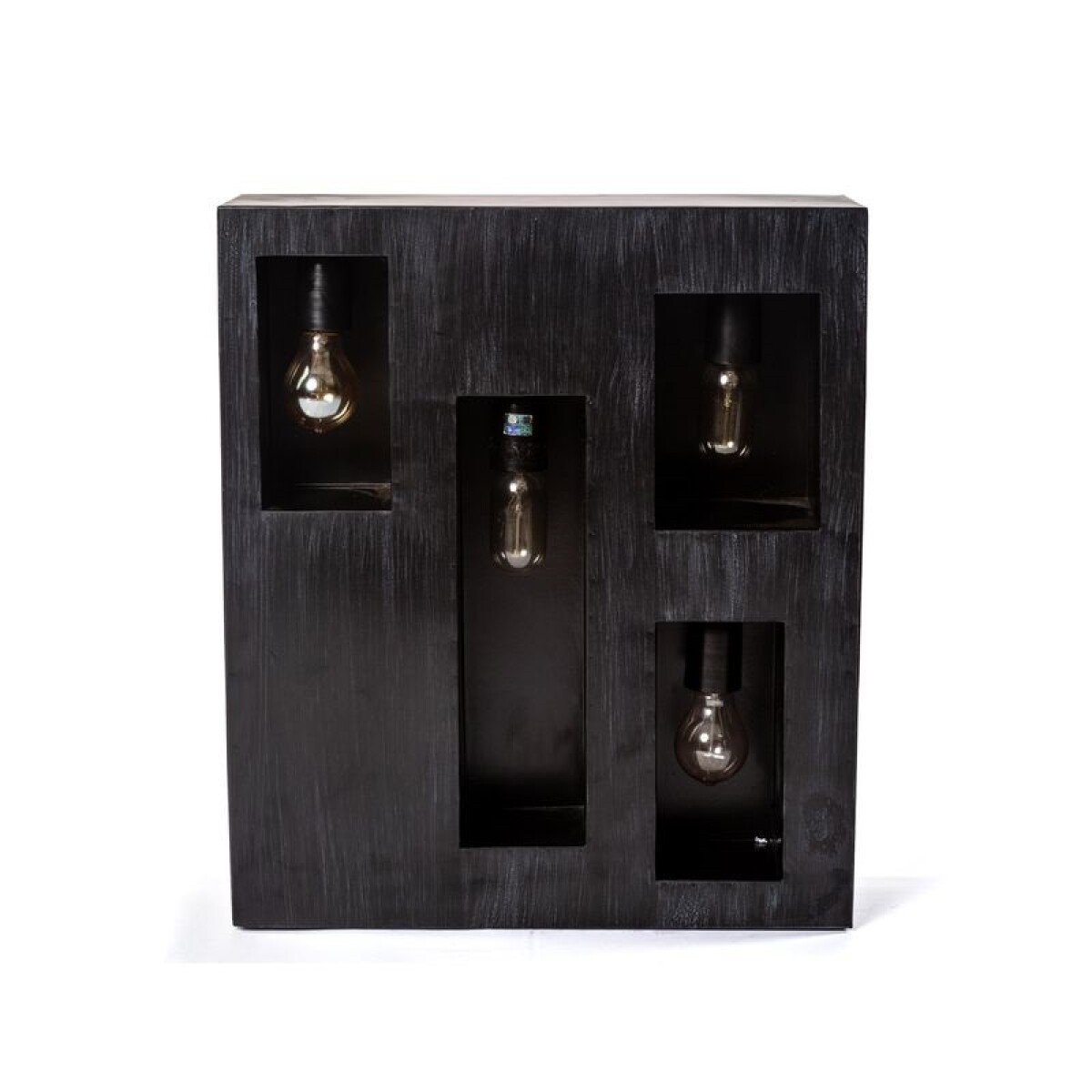 Lámpara de pared en chapa simil madera-8153 