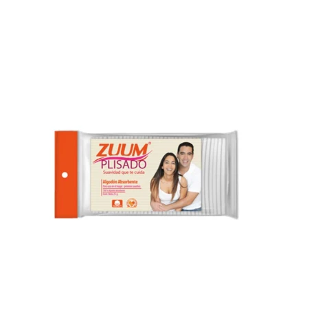 ALGODON PLISADO ENVASE CON ZIPPER DE ZUUM 100 GRS ALGODON PLISADO ENVASE CON ZIPPER DE ZUUM 100 GRS