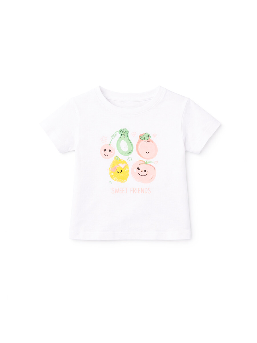 REMERA CARINA - BLANCO 