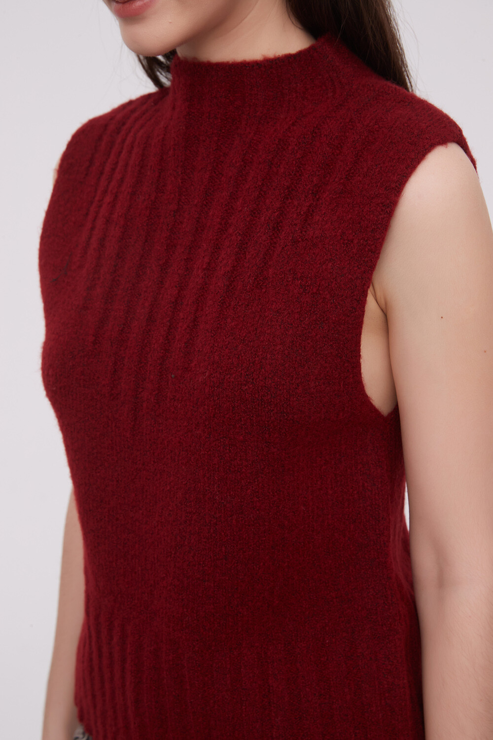 Musculosa Alcoa Bordeaux Oscuro