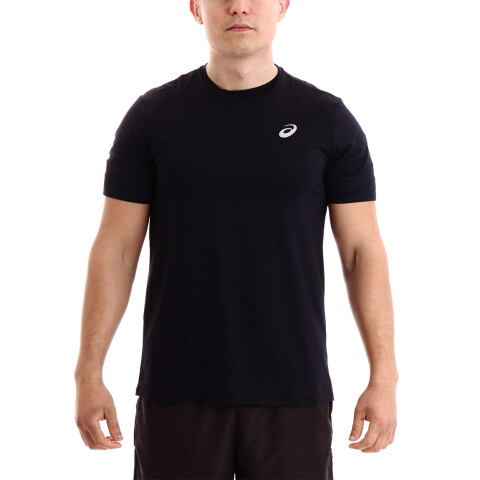 Asics M CORE RUNNING PA SS TEE BLACK Negro