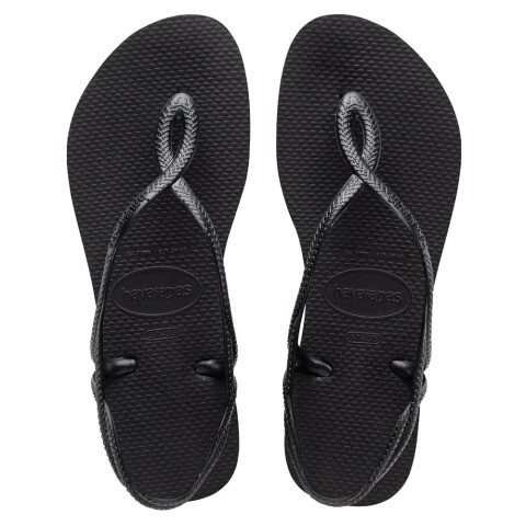 Sandalias Havaianas Luna FC Mujer Negro