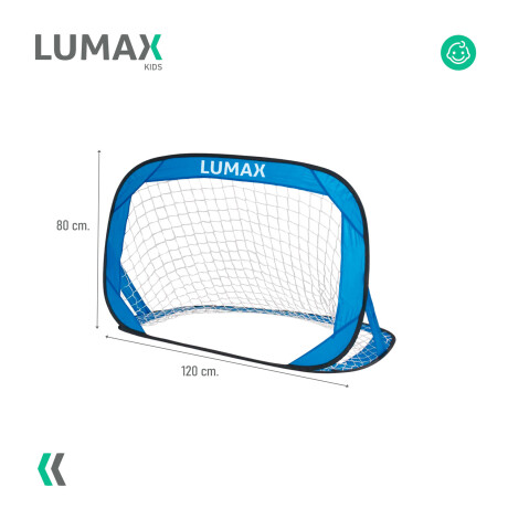 Arco fútbol plegable Lumax Pop Up x2 120x80cm Arco fútbol plegable Lumax Pop Up x2 120x80cm