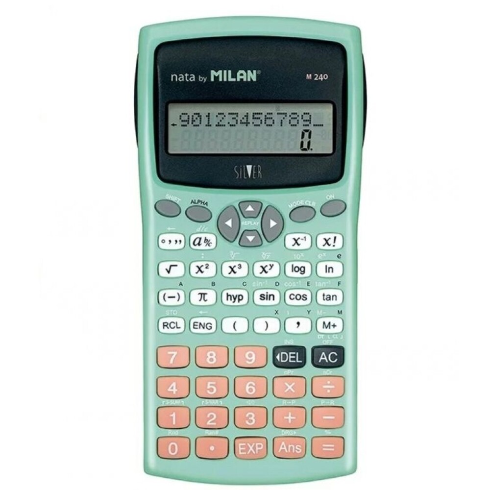 CALCULADORA CIENTIFICA MILAN M240 COLOR TURQUESA CALCULADORA CIENTIFICA MILAN M240 COLOR TURQUESA
