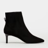 Bota Caña Baja Kyle En Cuero Nobuk Negro