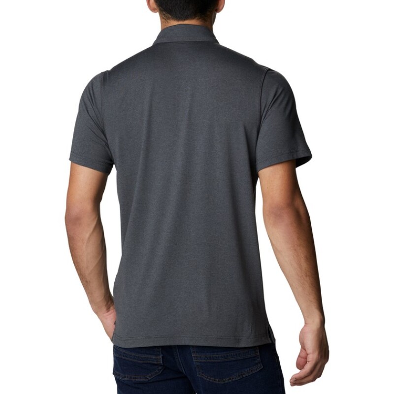 Tech Trail Polo Hombre BLACK FAWN / SHARK HEATHER