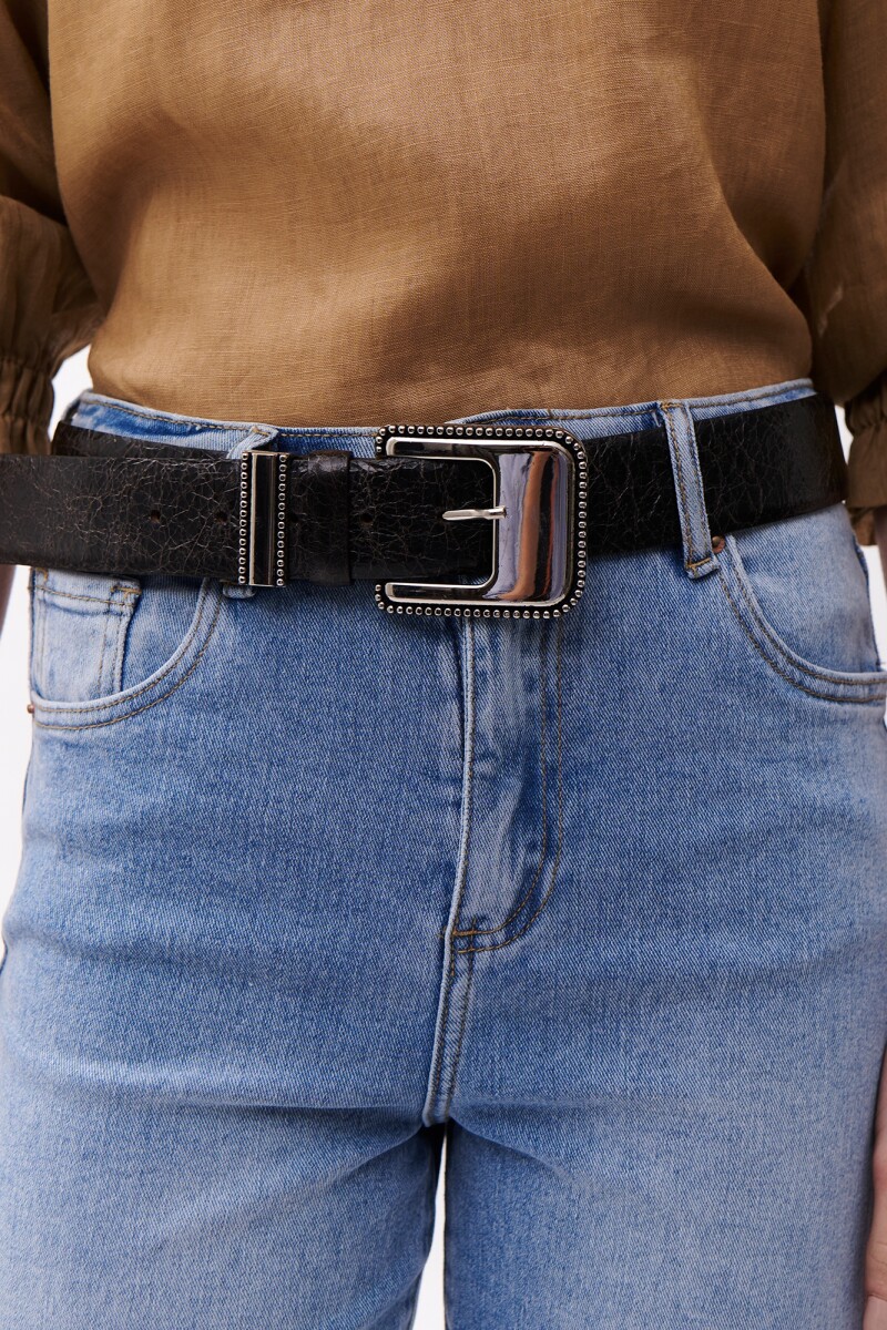 Cinturon Charm Marron