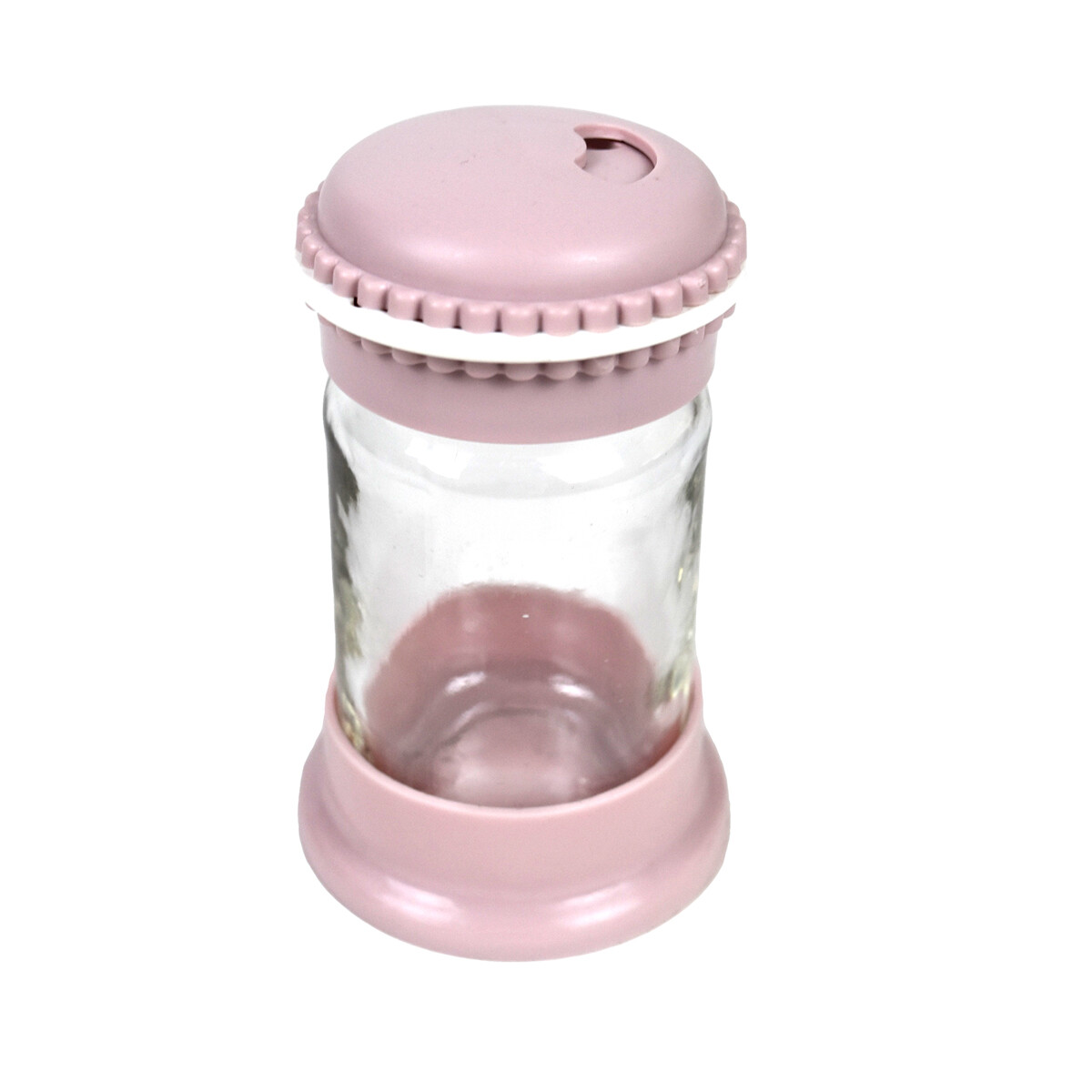 SALERO VIDRIO MACARON 105CC ROSA/BLANCO/GRIS/AZUL 