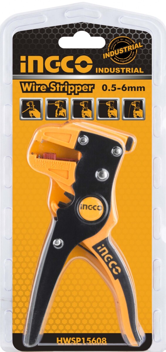 PINZA PELA CABLE INGCO HWSP15608 