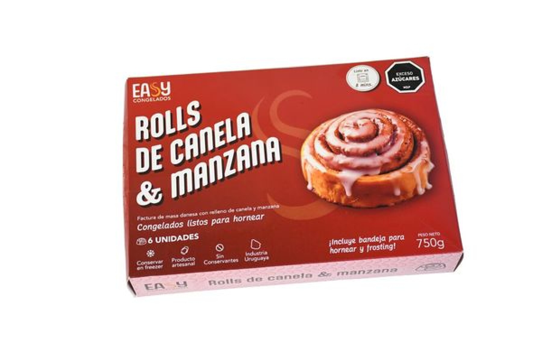 Rolls de Canela y Manzana X6 Easy 