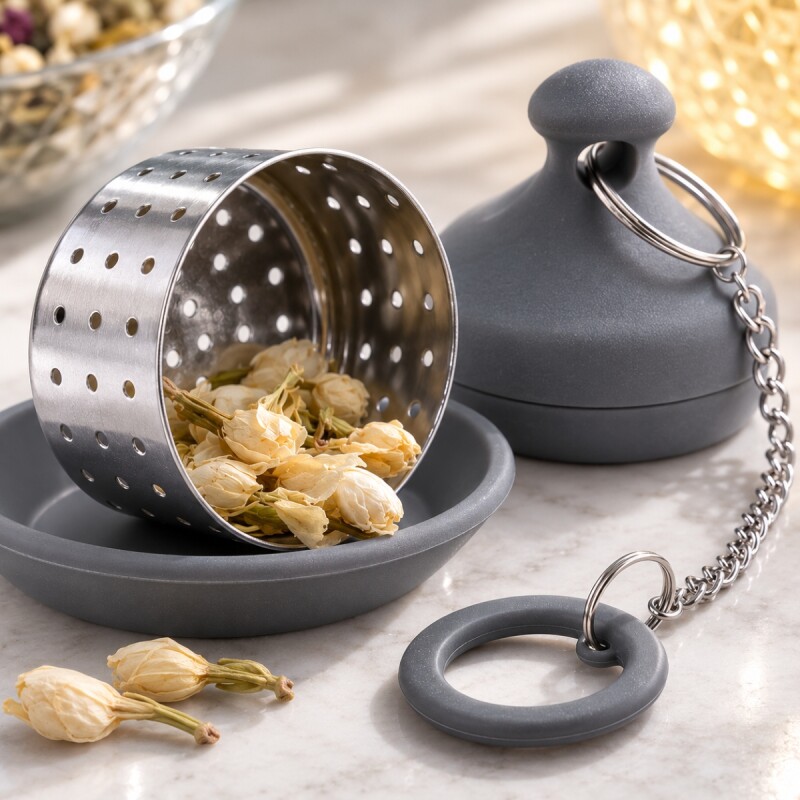 Infusor con soporte INOX