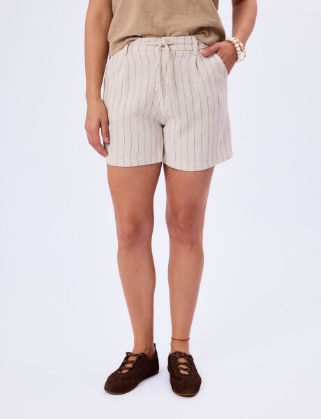Short lino rayado Renata Short lino rayado Renata