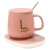 Taza De Café Té Eléctrica Usb 55 Grados Caja Obsequio Color Rosa