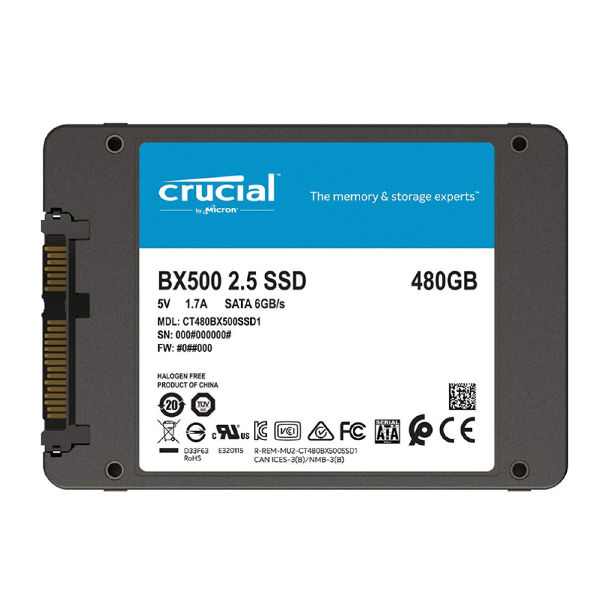 Disco Solido SSD de 480gb Sata3 2.5" 