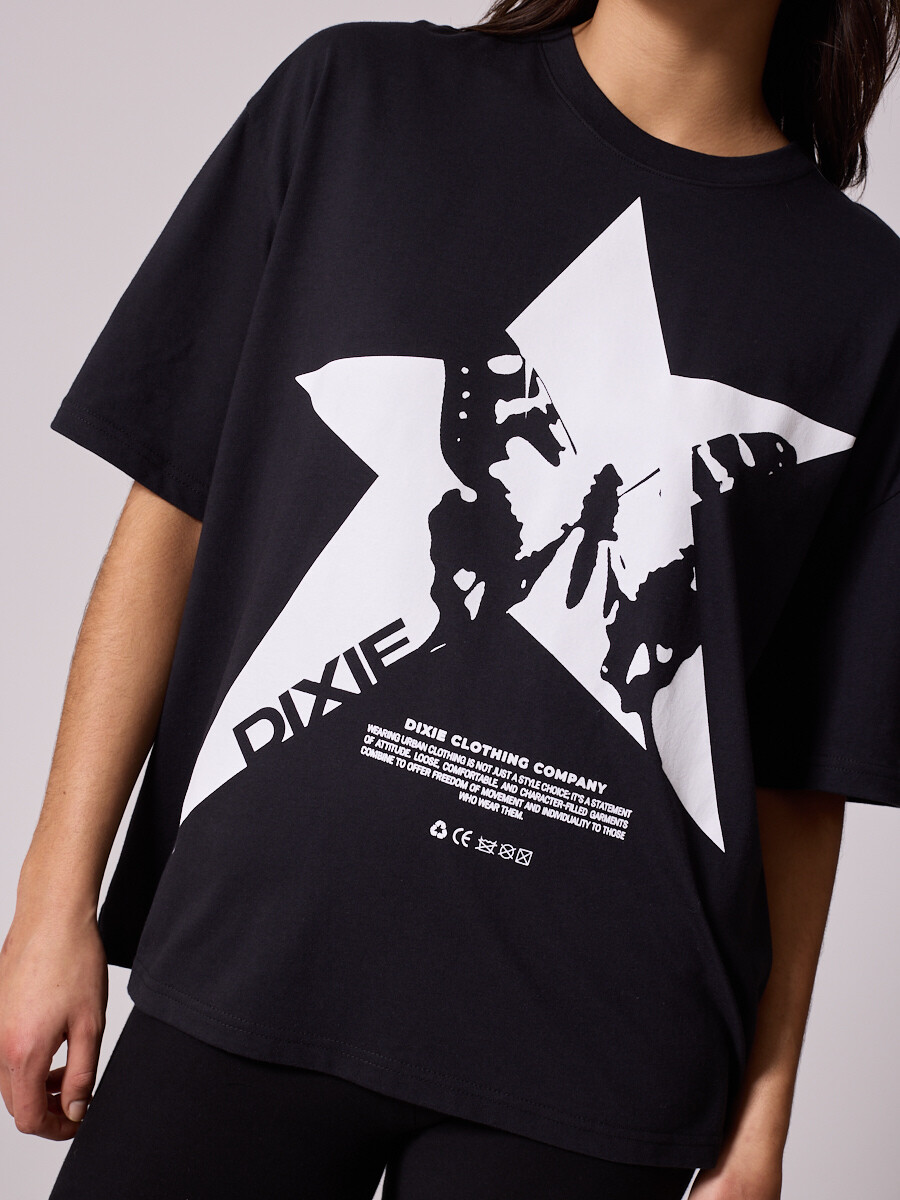 T-SHIRT BETY DIXIE Negro