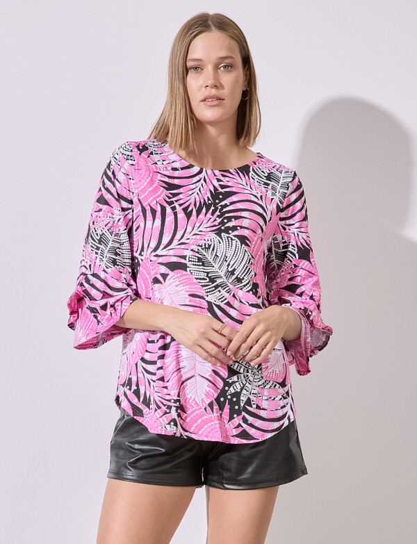 Blusa Print ROSA/MULTI