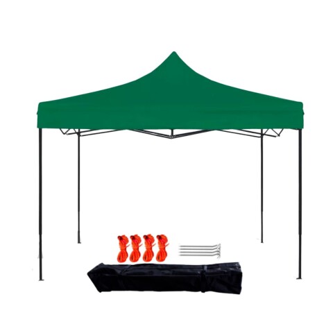 Gazebo Plegable 3x3 Para Playa o Jardín Autoarmable Color Verde Gazebo Plegable 3x3 Para Playa o Jardín Autoarmable Color Verde