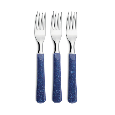 Set X3 Tenedores Glow de Simonaggio AZUL