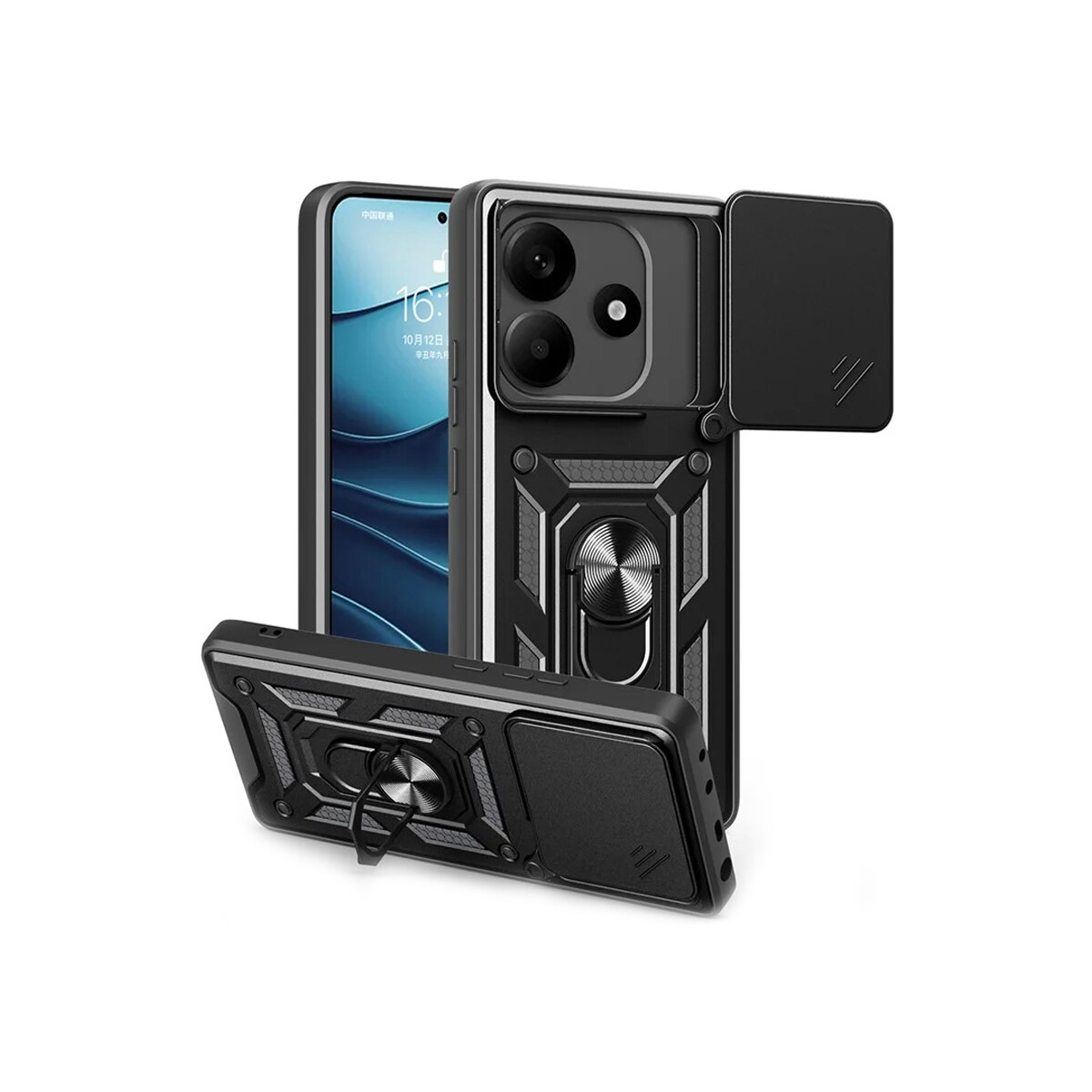 Protector para Xiaomi Redmi Note 14 5G cubre cámara negro 