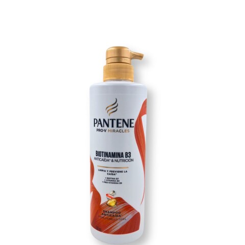 Pantene Shampoo Biotinamina B3 Anticaída y Nutrición 510ml Pantene Shampoo Biotinamina B3 Anticaída y Nutrición 510ml