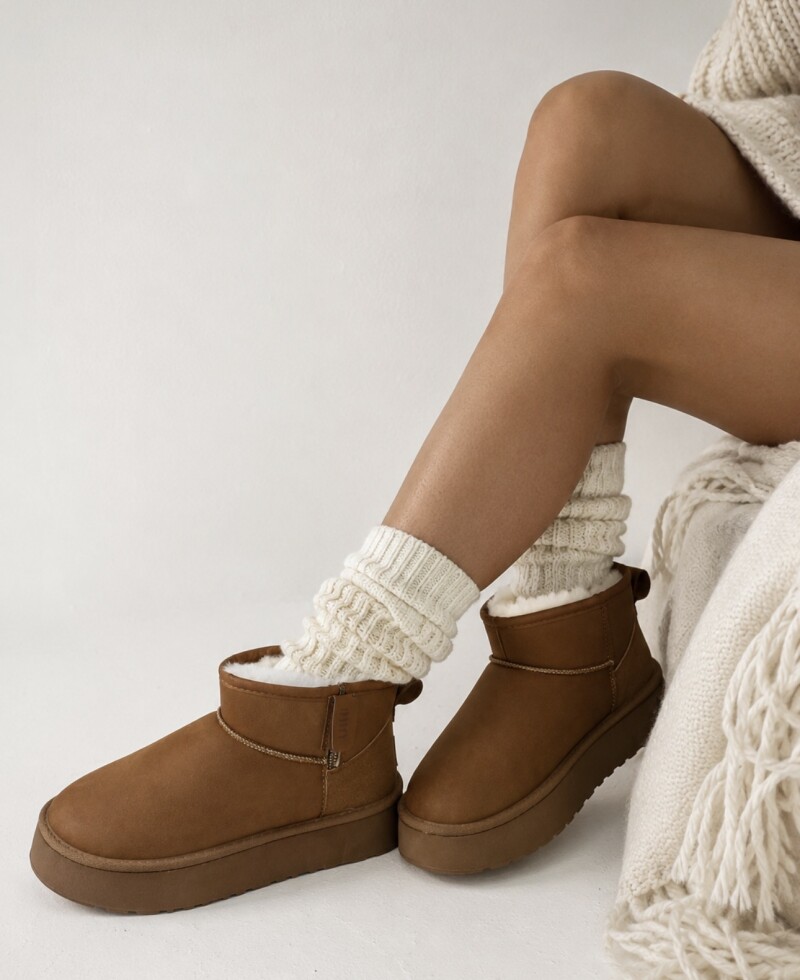 PantuBota Kate marrón claro