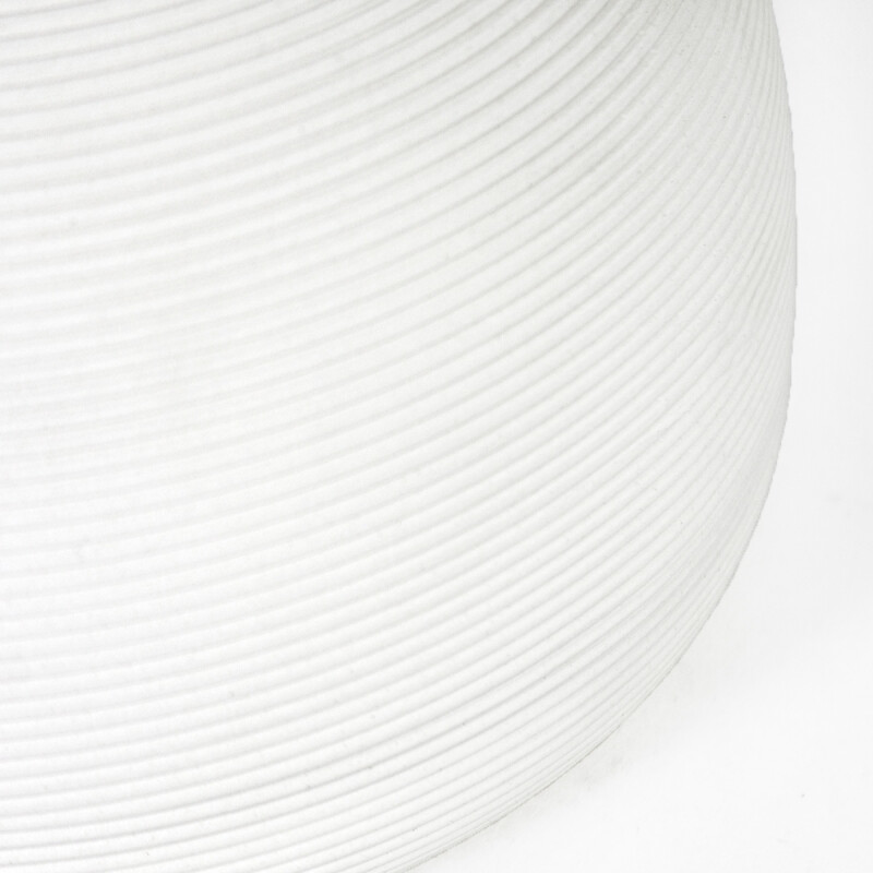 BASE CERAMICA BLANCA 18X18X12CM Unica