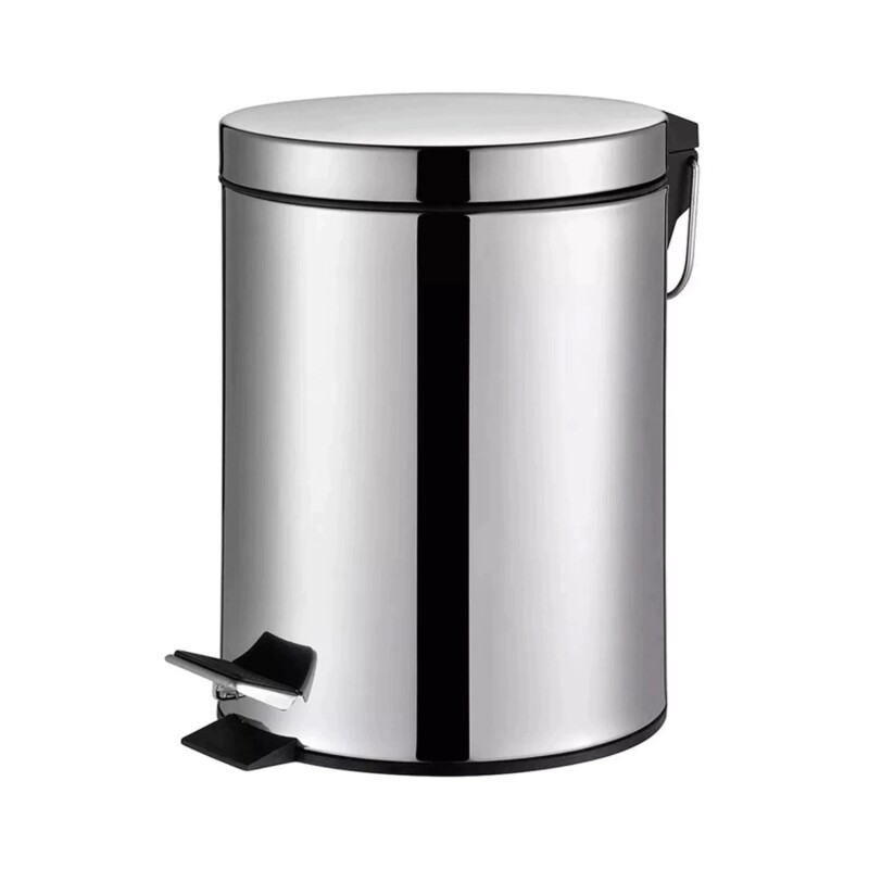 Tacho de Basura 20 Lts Lumax Cesto de Residuos Pedal o Manual Inox