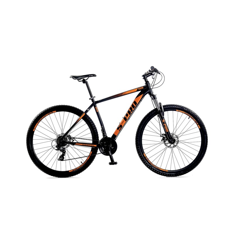 Bicicleta montaña S-PRO VX rodado 29 shimano 21 cambios y frenos de disco Negro