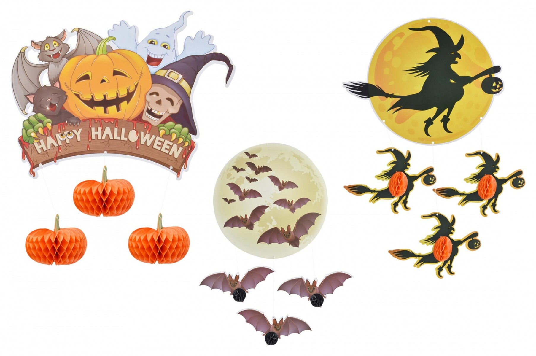 COLGANTE PAPEL ADORNO HALLOWEEN 