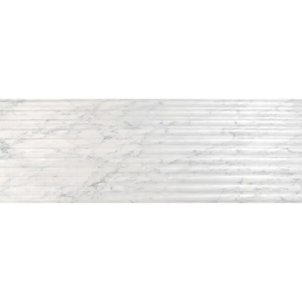 PORCELANATO FLUTED MARMI RET "A" 40X120 CM Porcelanato Fluted Marmi Ret "a" 40x120 Cm