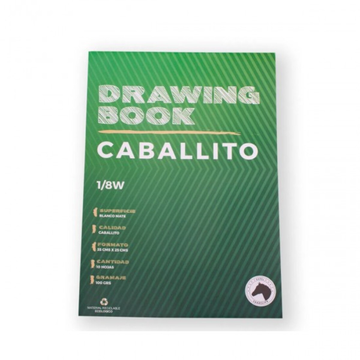 Block de Hojas Caballito 1/8 100 grs 