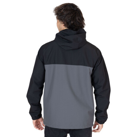 Campera Cortaviento Maui and Sons Uranium - Negra/Gris Campera Cortaviento Maui and Sons Uranium - Negra/Gris