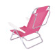 Set X 2 Sillas Summer 6 Posiciones Aluminio ROSADO