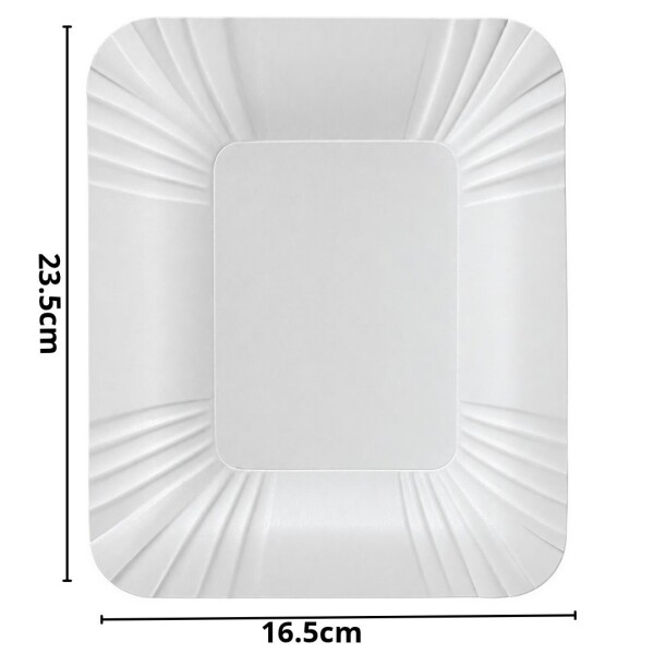BANDEJA DE CARTÓN 50 UNI • 23,5x16,5cm BANDEJA DE CARTÓN 50 UNI • 23,5x16,5cm