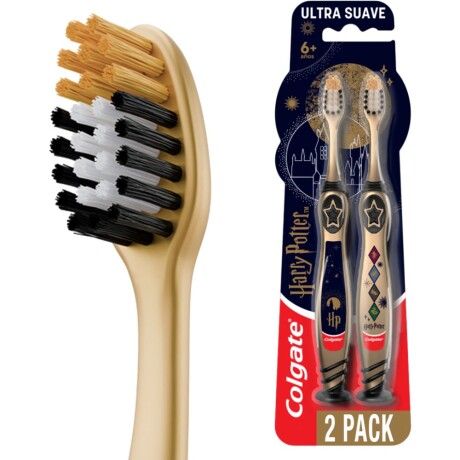 Colgate línea Harry Potter Pack x2 cepillo dental Ultra suave