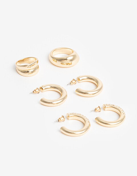 Bijouterie Set Metal Bijouterie Set Esenciales - Dorado