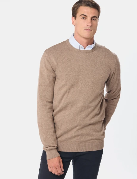 BUZO TEJIDO CASHMERE Beige