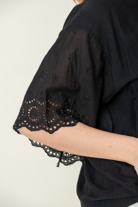 BLUSA GERBERA Negro