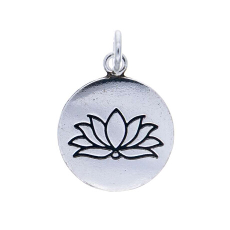 Dije de plata 925 Flor De Loto