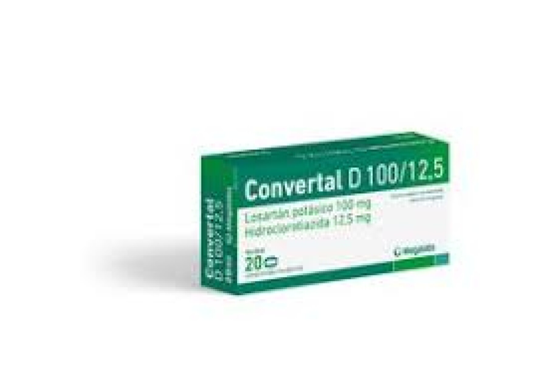 Convertal D 100+12.5mg X20 Comprimidos Hipertensión 