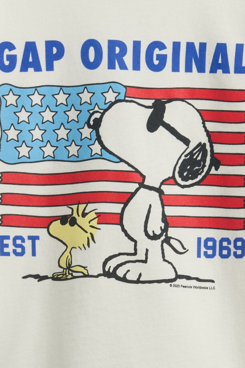 Remera Logo Snoopy Toddler Niño Sp Snoopy Usa Su25