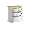 Comoda 4 cajones - Linea mexicana Blanco