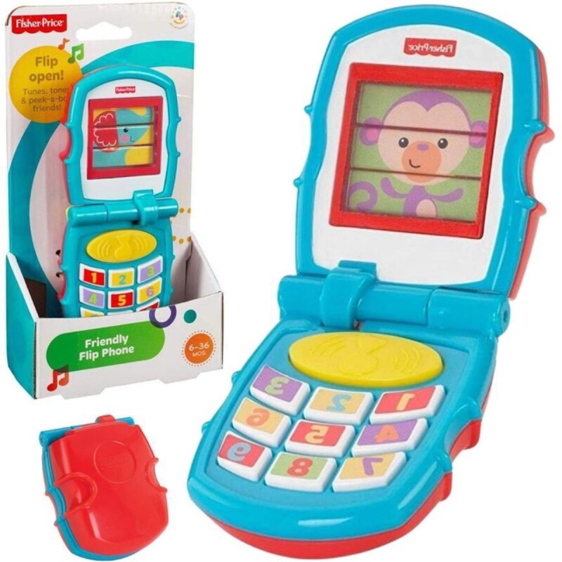 Juguete Teléfono Celular Fisher Price con Sonidos para Bebé +6 Meses Juguete Teléfono Celular Fisher Price con Sonidos para Bebé +6 Meses