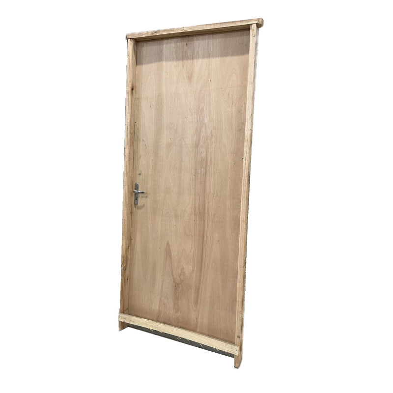 Puerta interior eucalipto 0.88 x 2.05m derecha