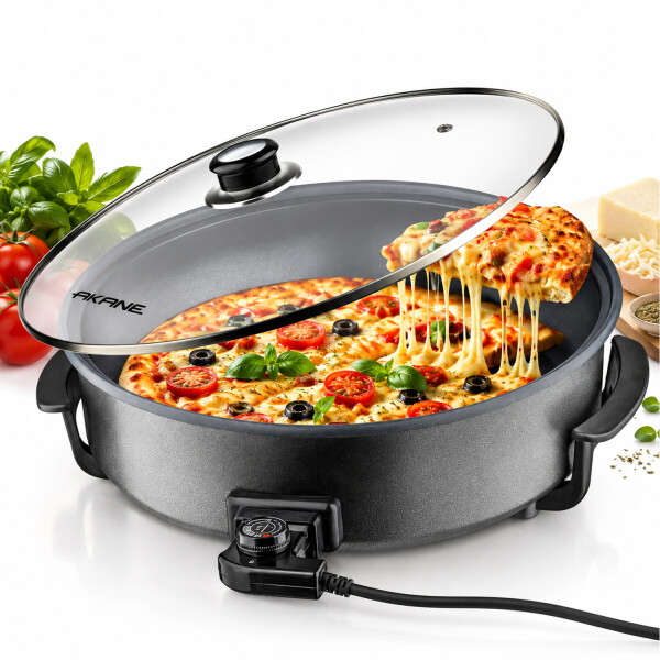 Sartén Eléctrica Para Pizza Akane 1500 W A.80653 SARTEN ELECTRICO PARA PIZZA AKANE 80653