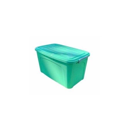 CAJA ORGANIZADORA APILABLE 30 LITROS VERDE