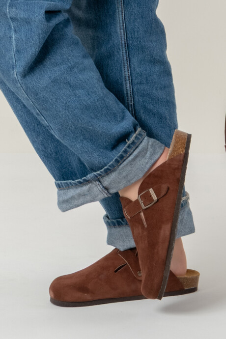 Zueco plakton hombre Chocolate