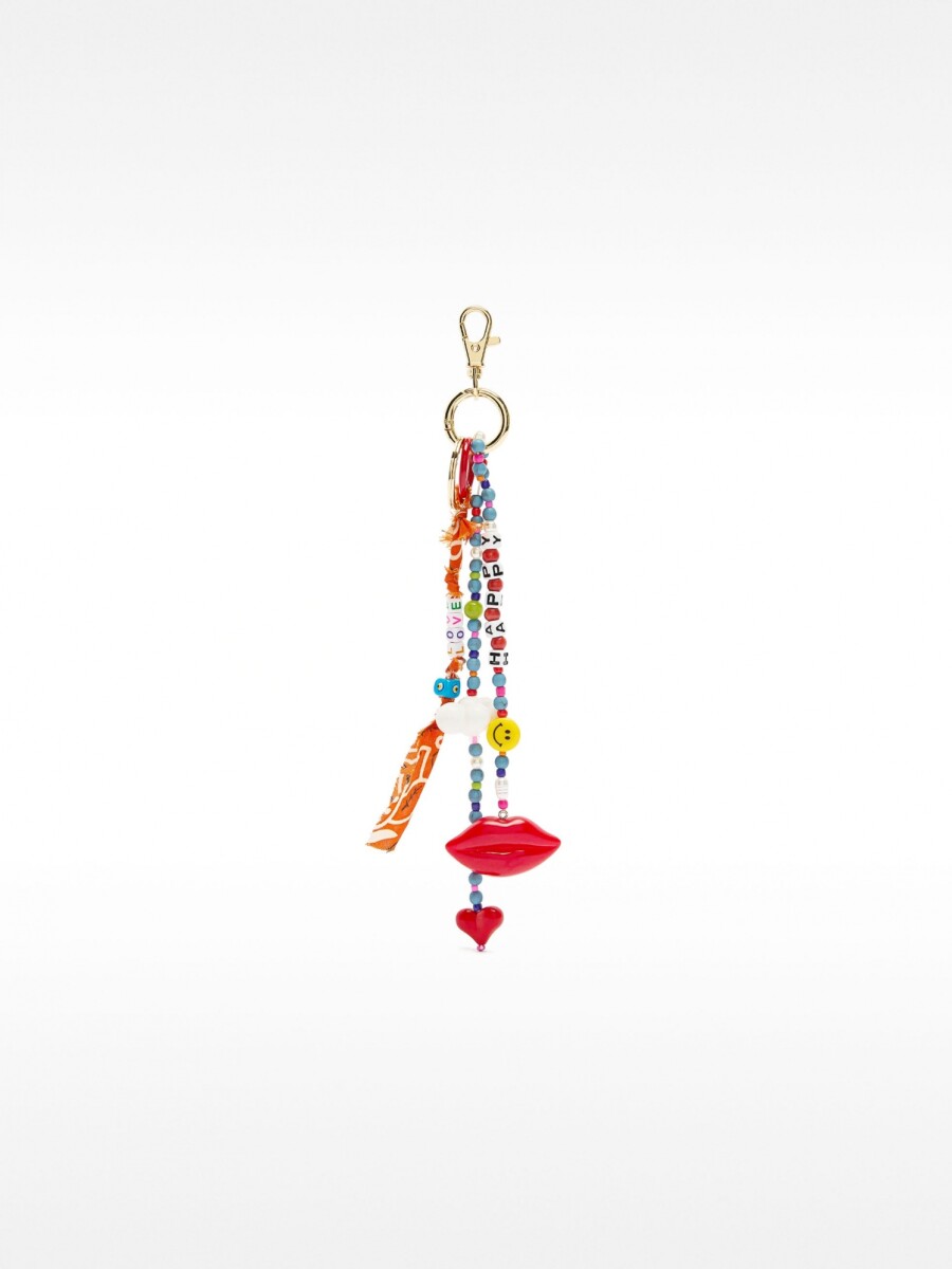 Llavero Con Charm Multicolor multicolor