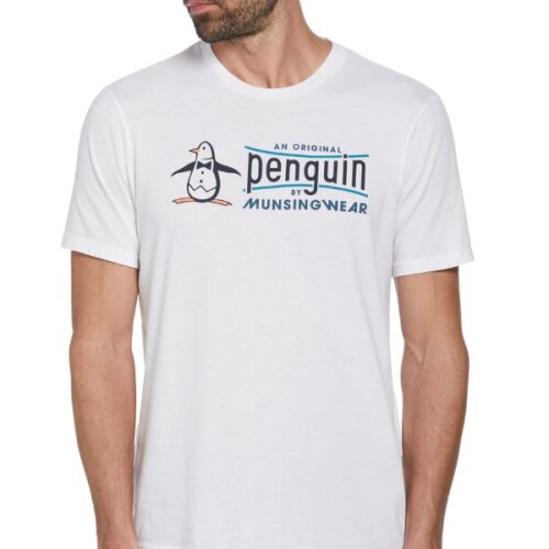 Remera Pet y Palabra Penguin Blanco