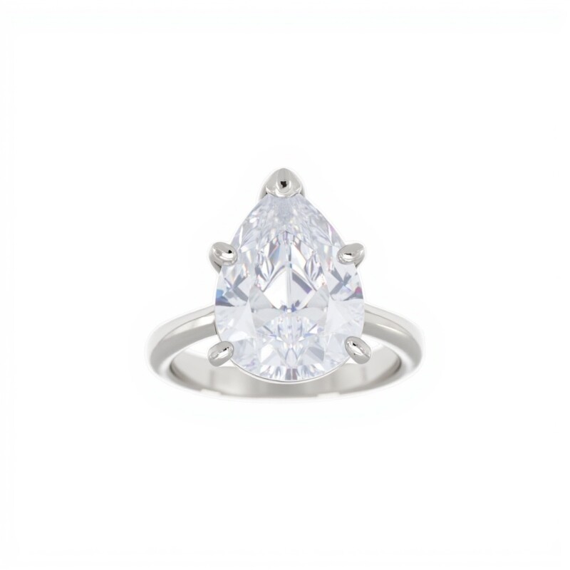 Anillo Solitario-Plata 925-Piedra Zirconia-AN3446 conpiedra